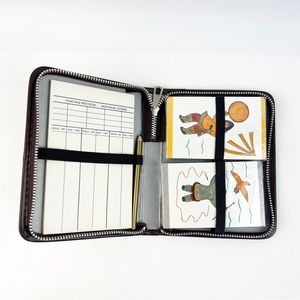 New Vintage Graphica Playing Cards Cloth Travel Bridge Set Canada Indigenous